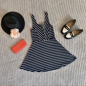 Bethany Mota Black and White mini Dress